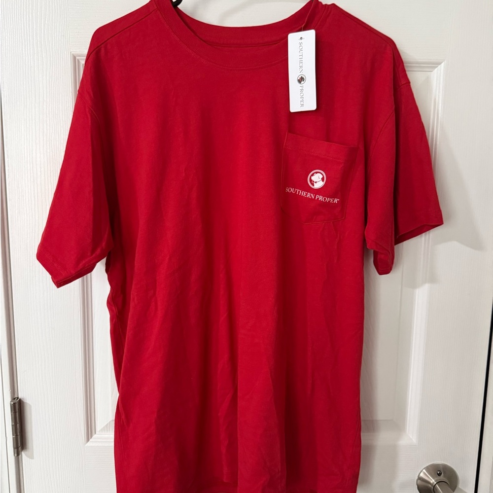 Southern Proper Classic Red Short Sleeve Tee